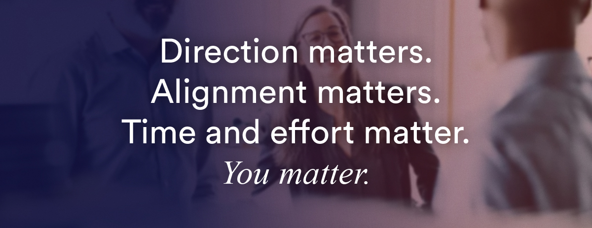 Pull quote about what matters